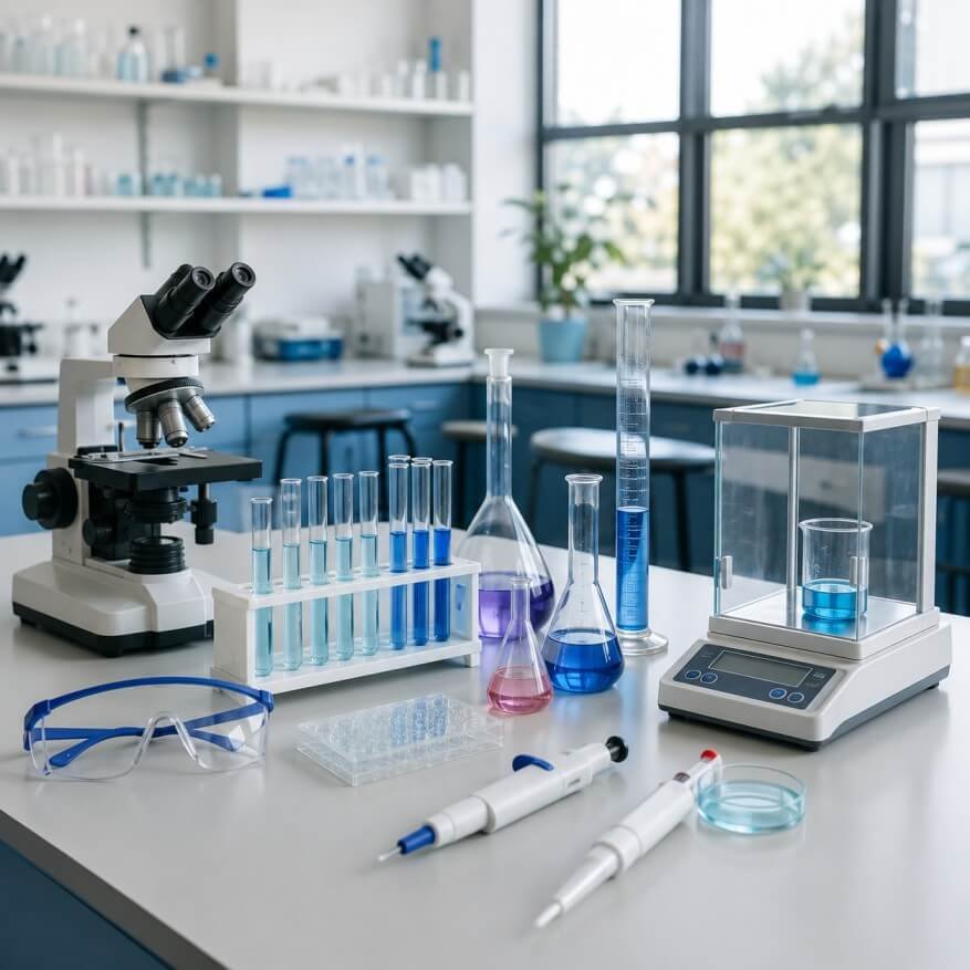 College lab equipment